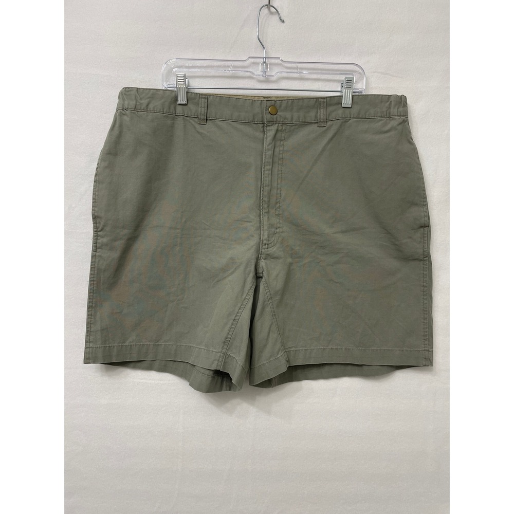 Woolrich Mens Chino Shorts size 40 Olive Green Cotton Outdoor Hiking Casual